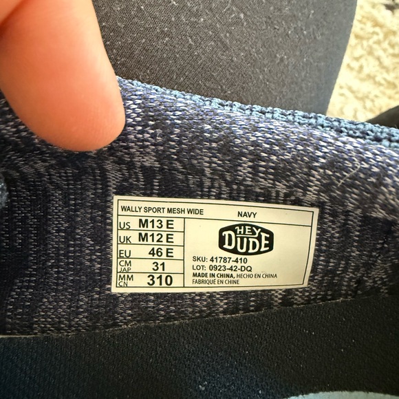 Hey Dude Men's Dark Blue Loafers - Picture 4 of 4